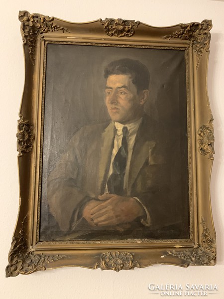 Egy férfi portréja festmény