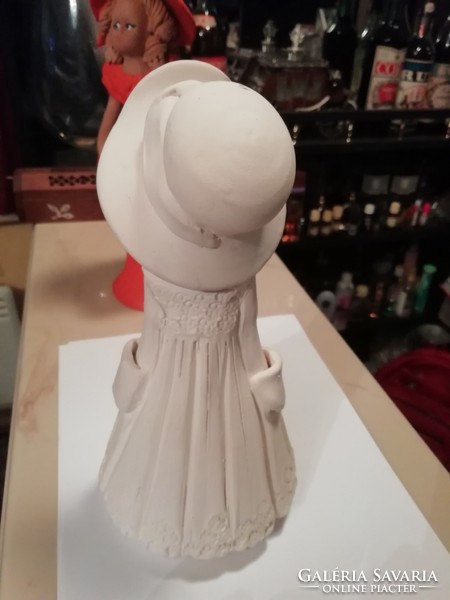 Marked ceramic lady in perfect condition