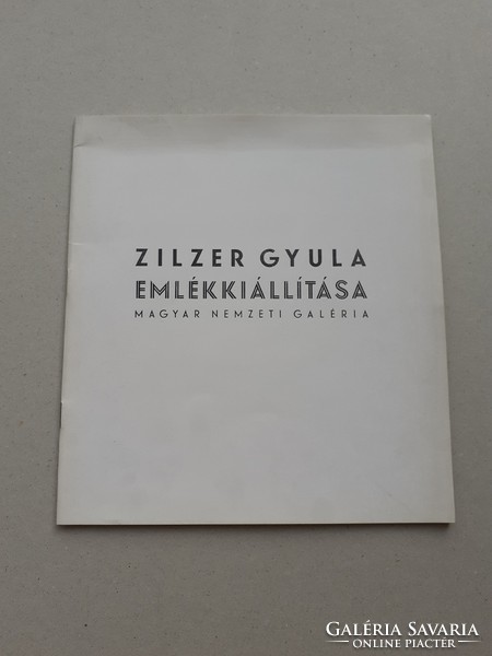 Zilzer Gyula-katalógus