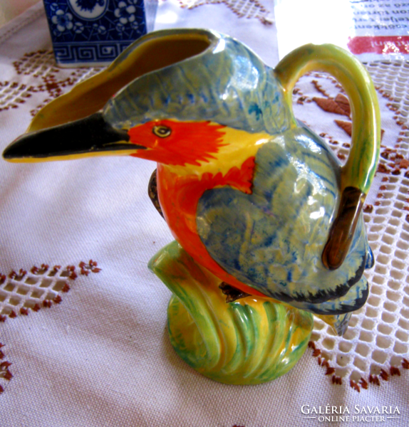 Burleigh ware jug kingfisher kingfisher