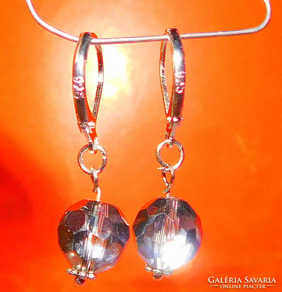 Metallic luster briolette polished pearl earrings