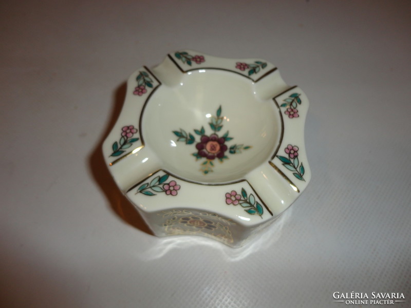 Beautiful ashtray with floral pattern