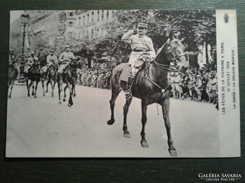 I. világháború francia képeslap győzelmi felvonulás