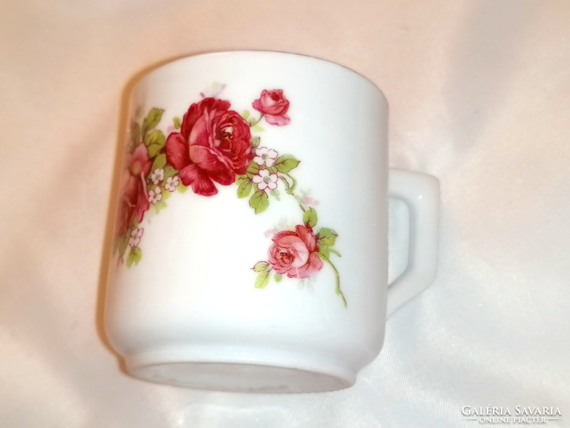 Pink, zsolnay coffee cup