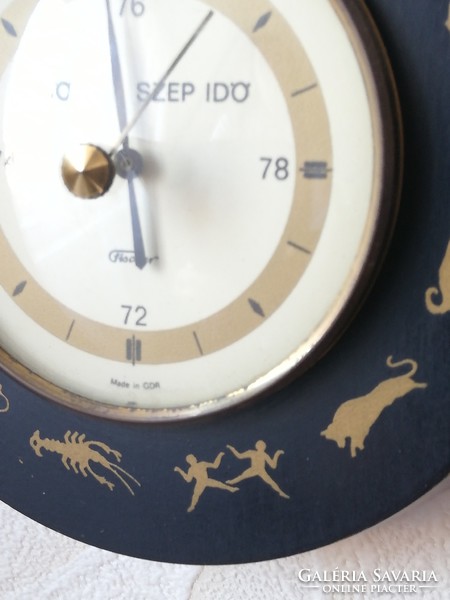 Horoscope decorative fischer barometer made in gdr from the legacy of lászló inke
