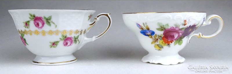 1H465 old marked rosenthal porcelain coffee cup 2 pieces