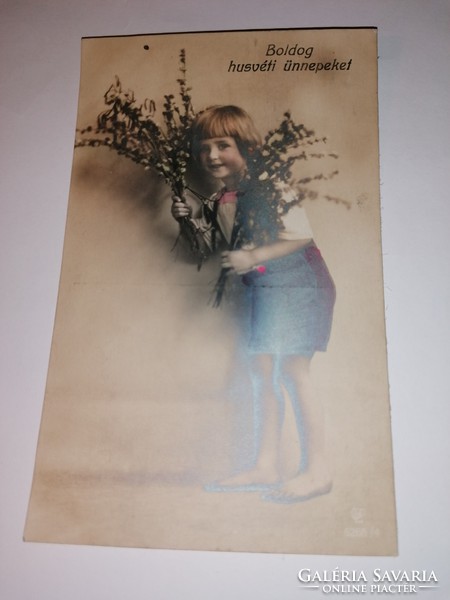 Antique Easter card 19.12.1919