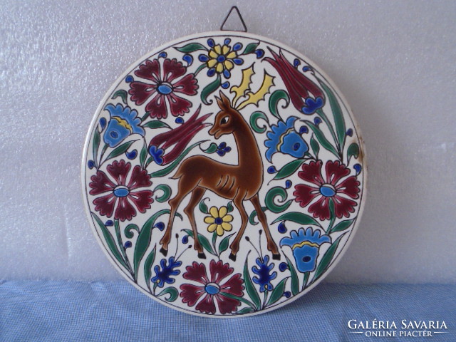 Antique Zsolnay stamp? Wonderfully crafted wall decoration with pécs mark 15.2 cm in diameter
