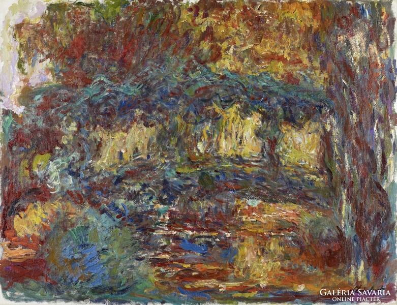 Claude Monet - Japán gyaloghíd - reprint