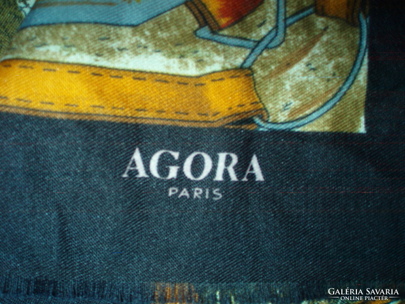 Vintage french agora scarf