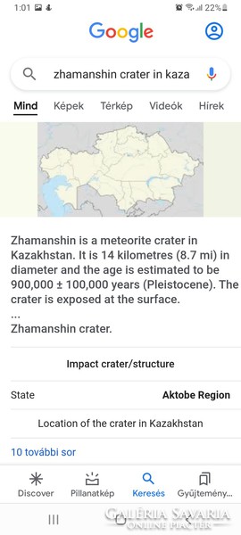 Rarity!!! Zhamanshin meteorite piece! Tested!