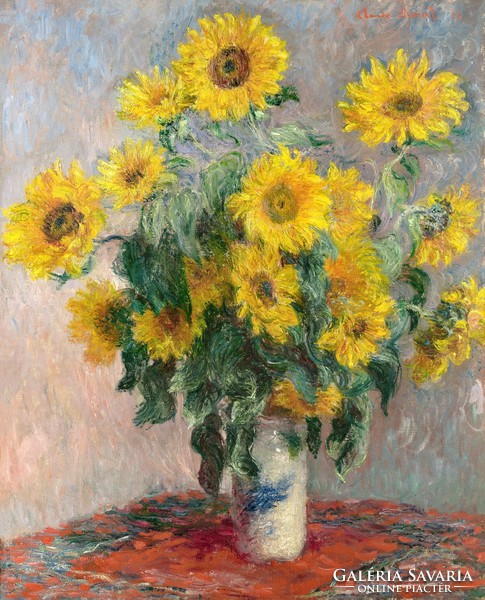 Claude monet - sunflowers - reprint
