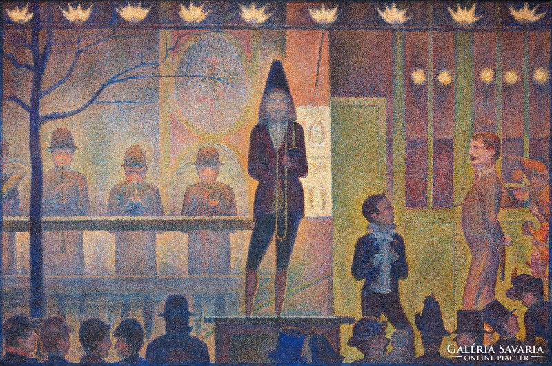 Georges Seurat - Cirkuszi parádé - reprint