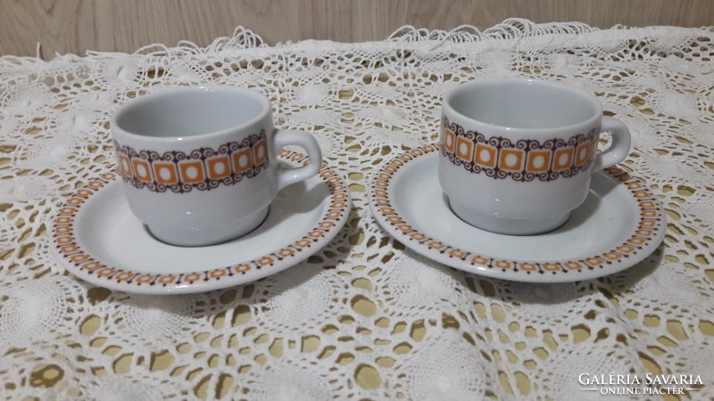 Lowland coffee cup with plate, 2 sets
