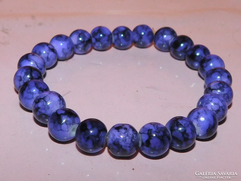 Purple pearl bracelet