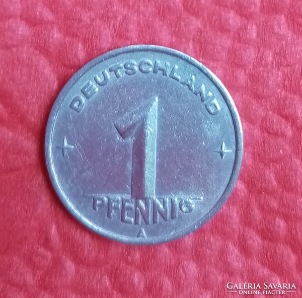 1 German pfennig 1949