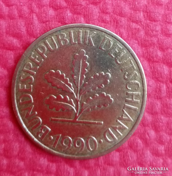 10 német pfennig 1990