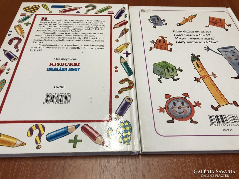Kisbuksi Játékos mérés könyv gyermek foglalkoztató