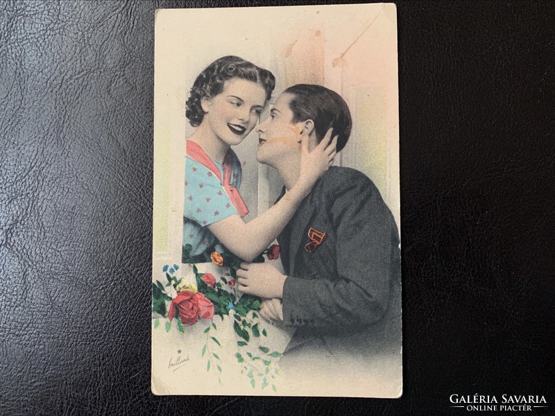 Love postcard, 1943.