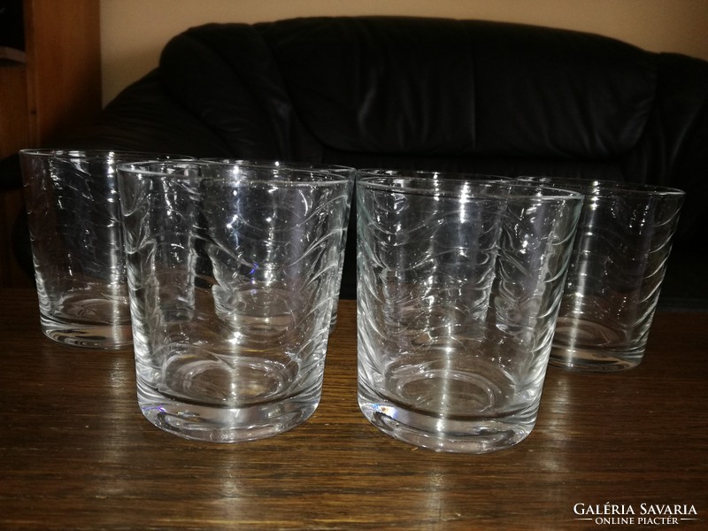 Set of 6 glass cups, glasses