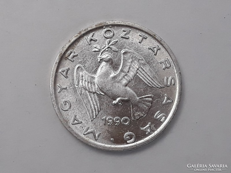 Hungarian 10 pence 1990 coin - Hungarian alu 10 pence 1990 coin