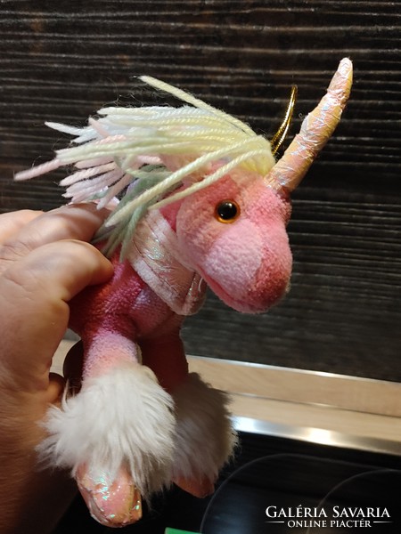 Wonderful eye-catching unicorn horse plush rarity