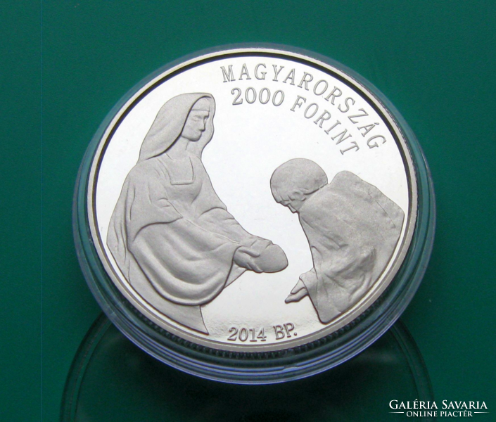 2014 - Hungarian Maltese Charity Service 2000 ft pp - commemorative non-ferrous metal coin