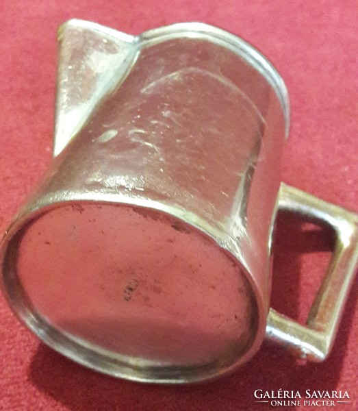 Old silver-plated alpaca spout (m2176)