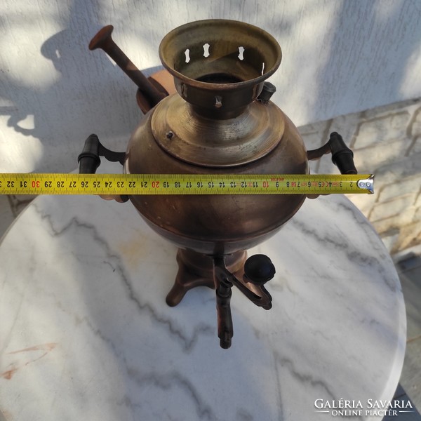 Samovar copper, tea maker, coffee, etc.! With a copper pin! On the sole of writing!
