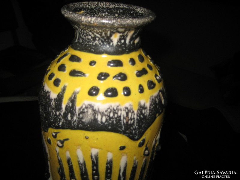 Tófej, retro, modern ceramic, judged, 34 cm, nice condition, with good colors