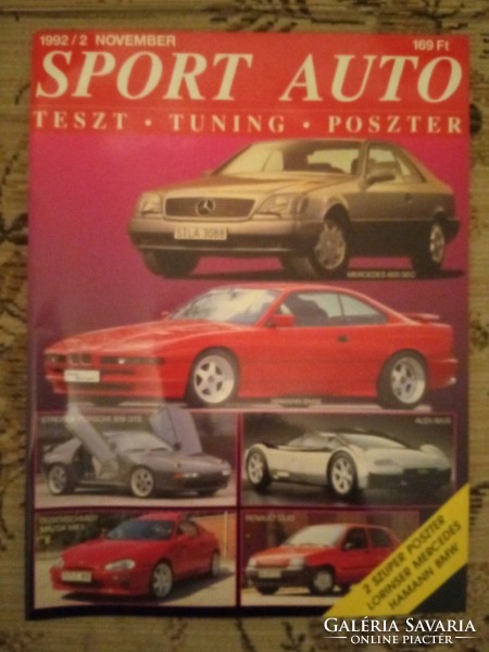 Sports car newspaper 1992/2! November edition! In good condition !!!