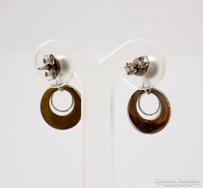 White gold dangling earrings (zal-au85094)