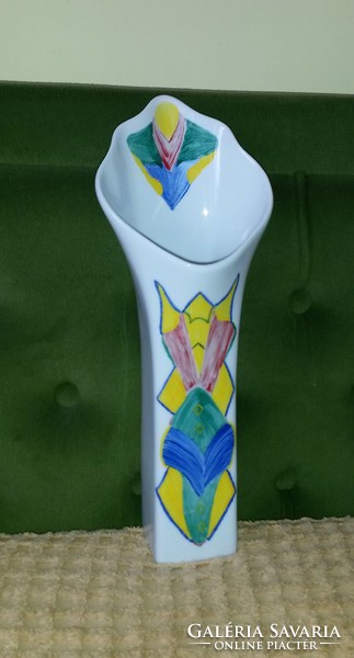 Tettau Bavaria kézzel készült porcelán váza, 22-34 cm magas