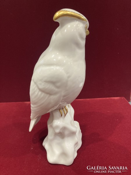 Crow house porcelain bird