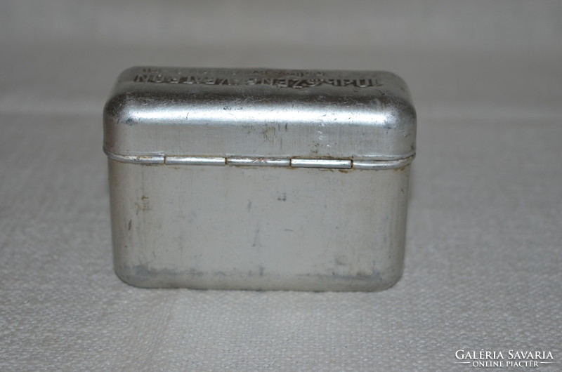 Régi aluminium szénsav patrontartó  doboz  ( DBZ 00123 )