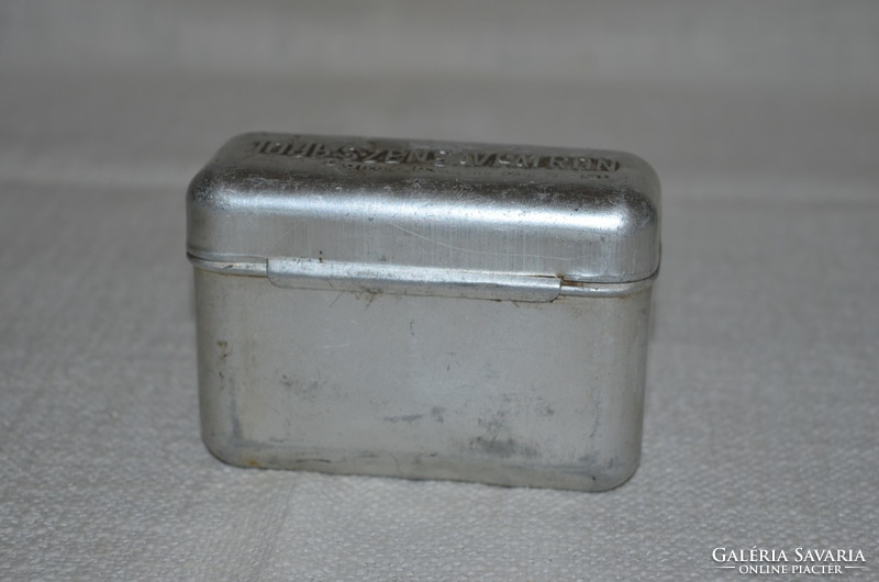 Old aluminum carbon dioxide cartridge holder box (dbz 00123)
