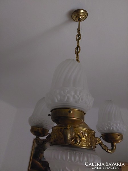 Copper chandelier!