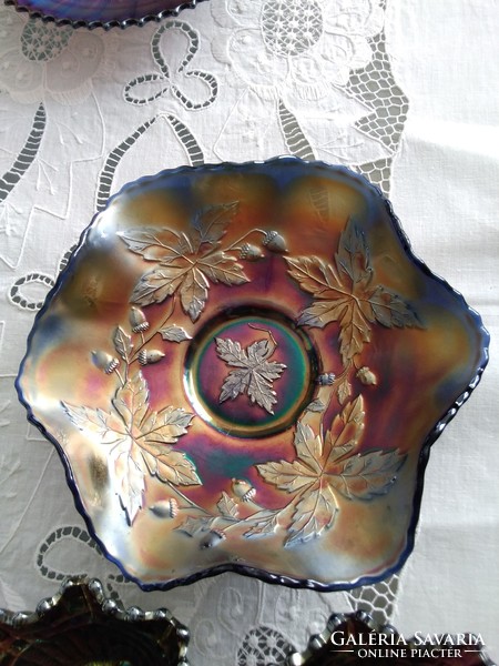 Fenton carnival collection from the usa. Iridescent glaze, stunning colors and patterns!