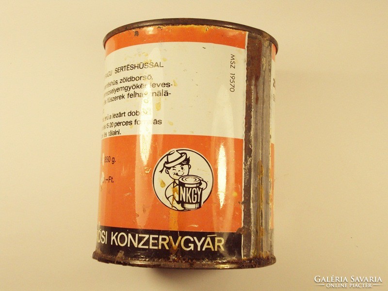 Retro Zöldséges ragu konzerv doboz konzervdoboz - NKGY Nagykőrösi Konzervgyár 1970-es évekből
