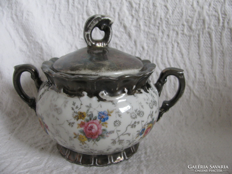Feinsilber bavaria spout and sugar bowl old special, marked bavaria porcelain