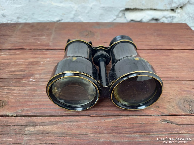 Vintage old brass theatrical binoculars