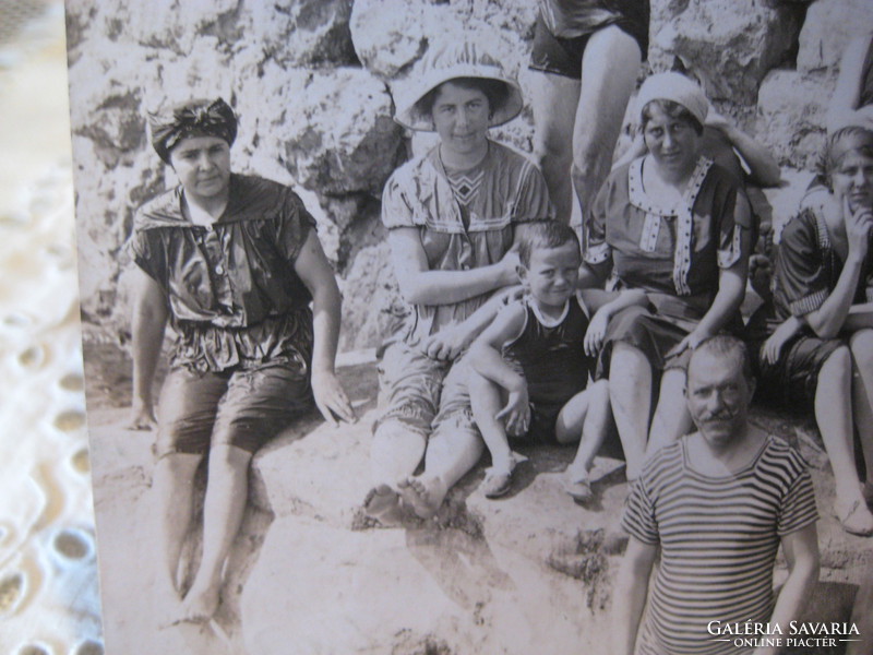 Cheerful young gentleman's company on the Adriatic, Abbazia ....... Around 1910