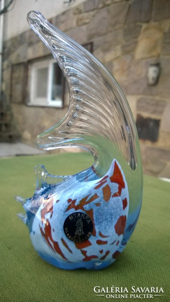 Üvagfigura-hal-potyka-Mtarfa Glassbowers hibátlan szépség