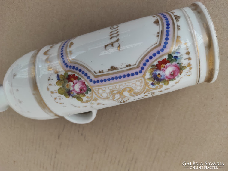 Antique painted porcelain confectioner's tool confectionery kitchen decoration 19th Century 5117