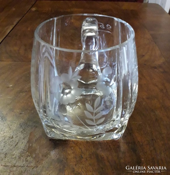 Antique crystal jug