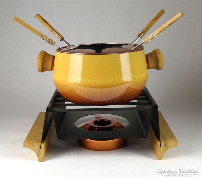 1H792 sonnau party flam retro fondue set