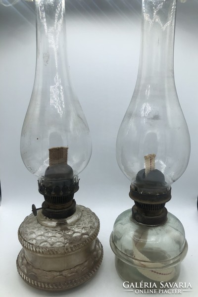 Old kerosene lamps