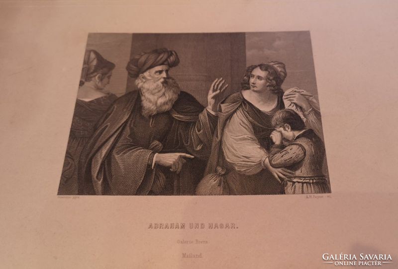 Albert Henry Payne: Abraham and Hagar