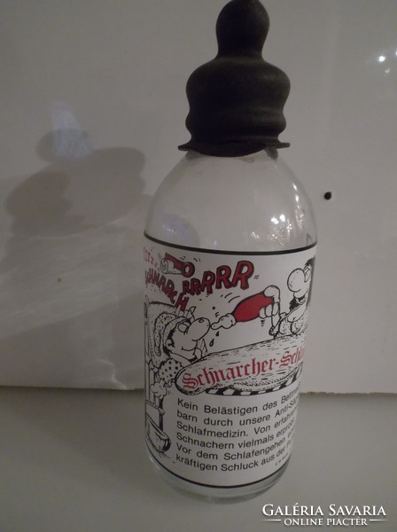 Bottle - baby bottle shape - glass - retro - Austrian - flawless