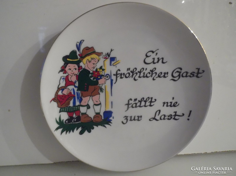 Plate - bavaria winterling - 19 cm - porcelain - perfect
